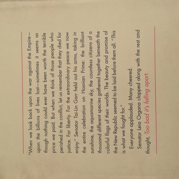 Star Wars: BLOODLINE novel - Picture 2 of 4